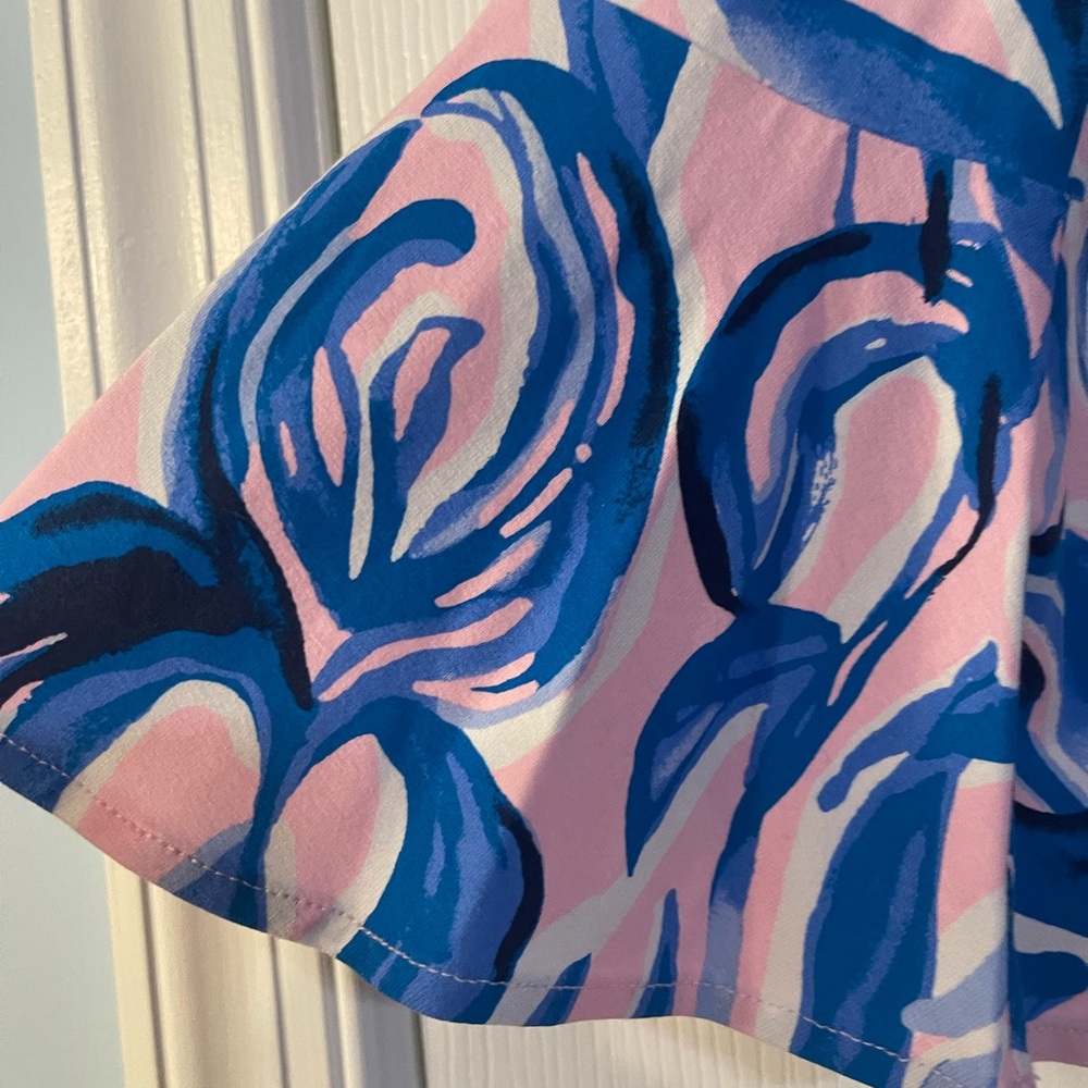 Lilly Pulitzer Rayon/Spandex bell sleeve dress - Picture 2 of 6